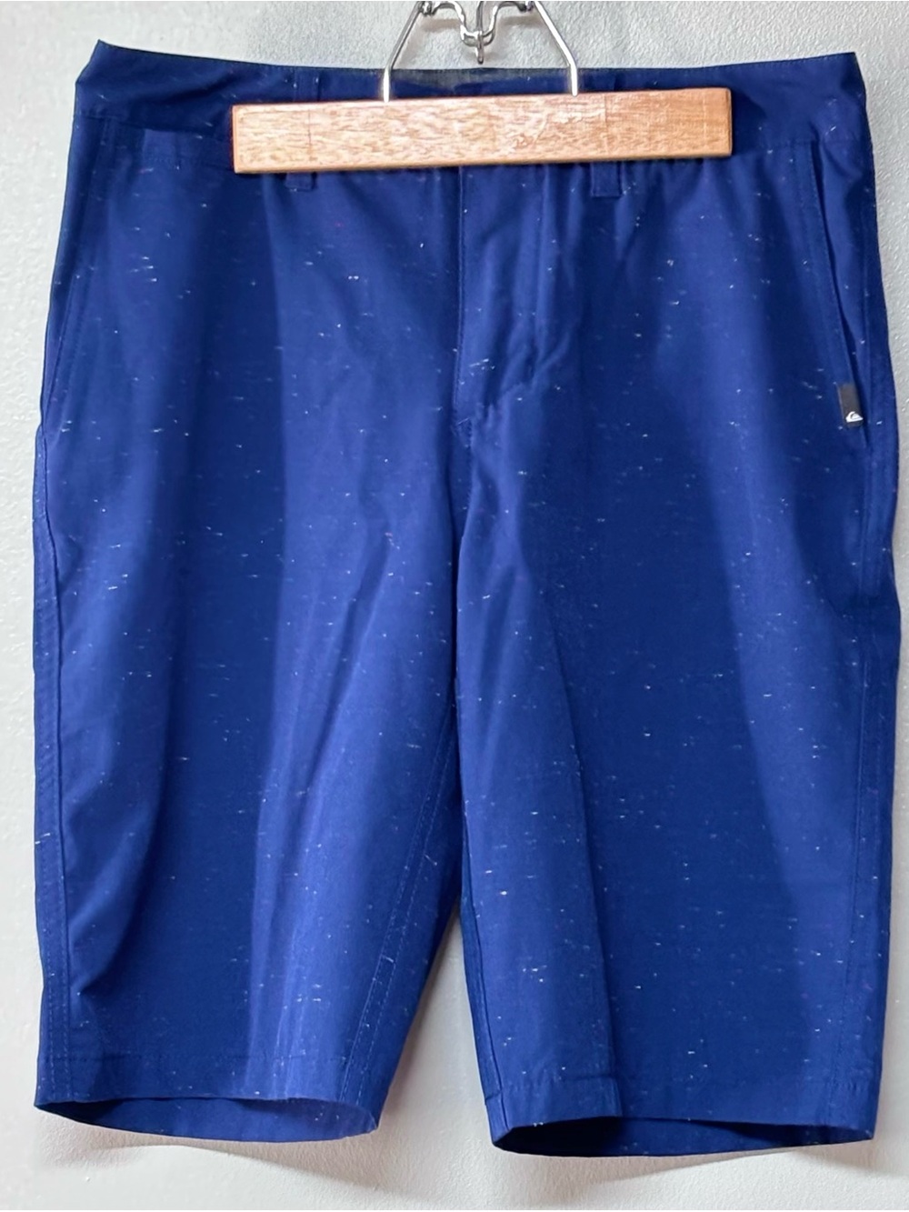 Quiksilver Amphibian Boys Shorts Size 27 Blue 10" Inseam Hybrid